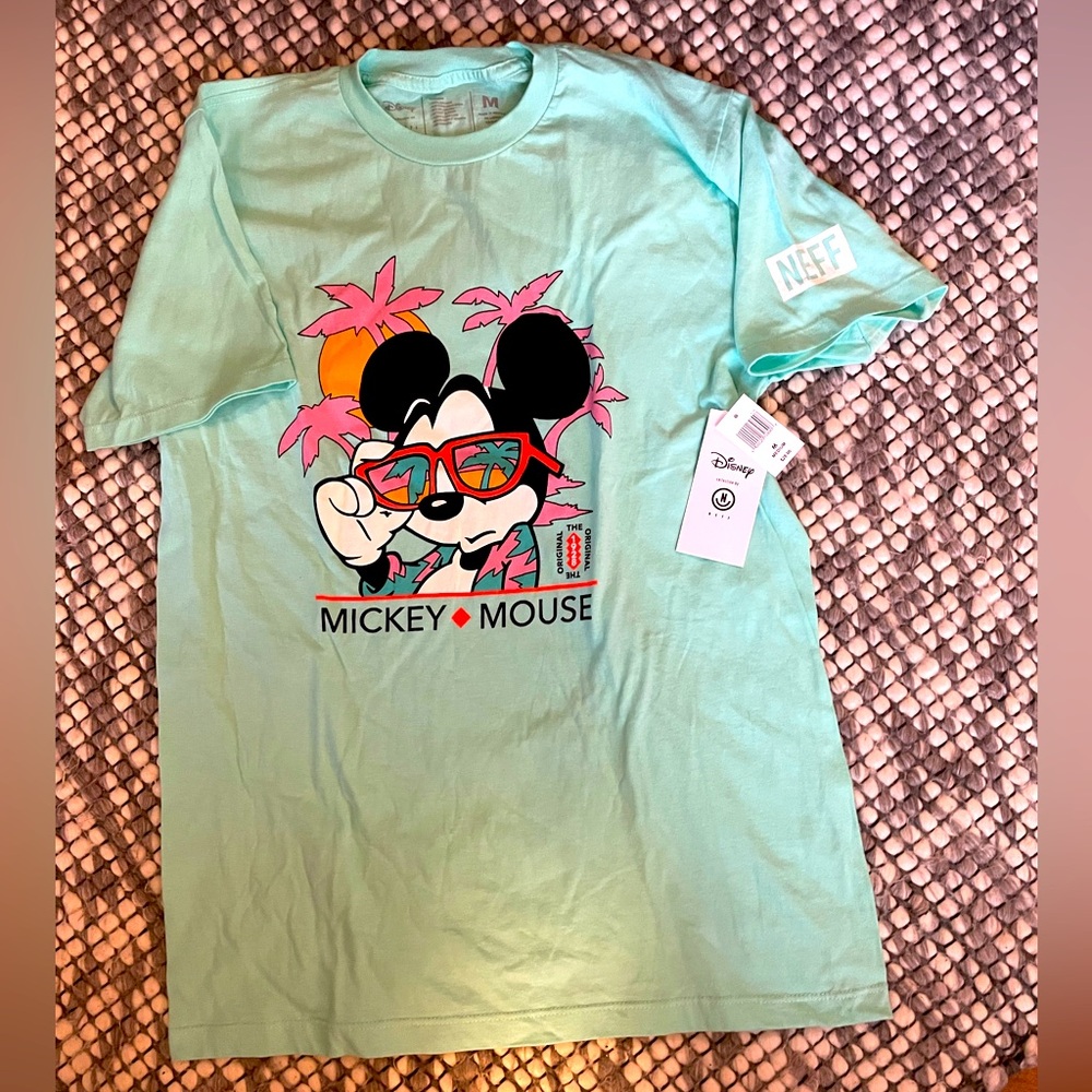 NWT Neff x Disney Mickey palm tshirt
